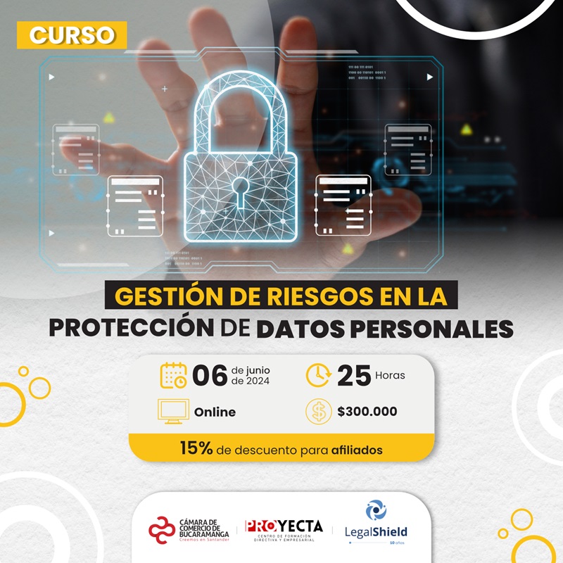 CURSO GESTIÓN DE RIESGOS EN LA PROTECCIÓN DE DATOS PERSONALES