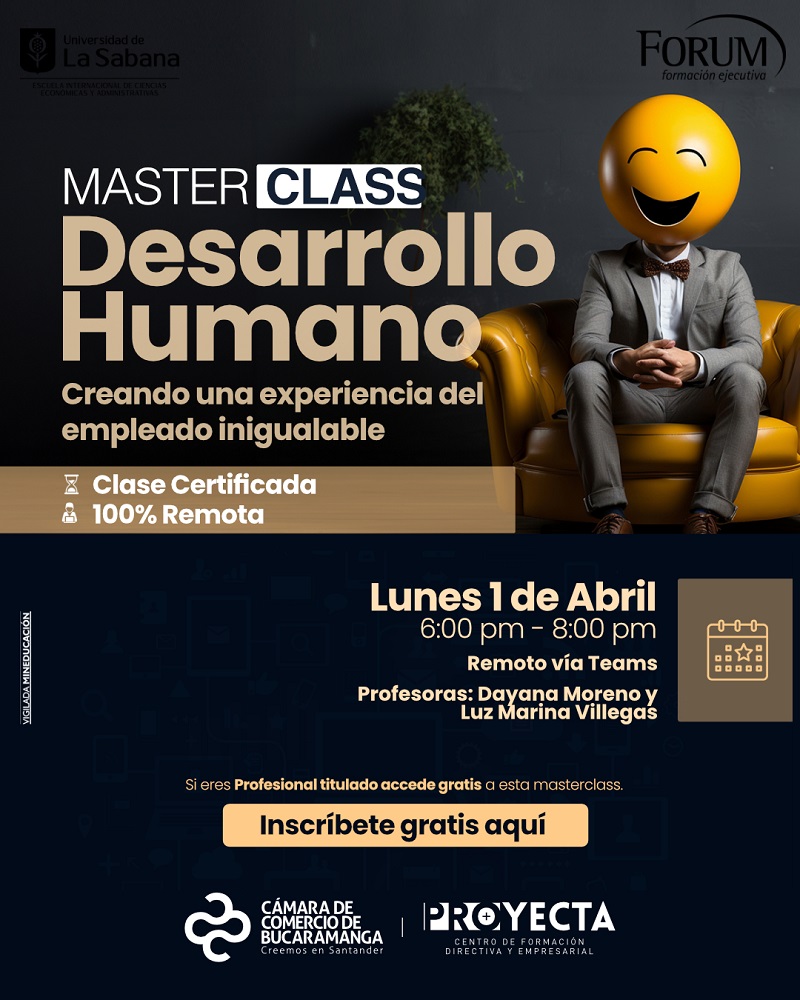 MASTER CLASS DESARROLLO HUMANO