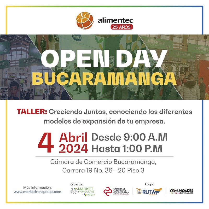 OPEN DAY - CRECIENDO JUNTOS, CONOCIENDO LOS DIFERENTES MODELOS DE EXPANSIÓN DE TU EMPRESA