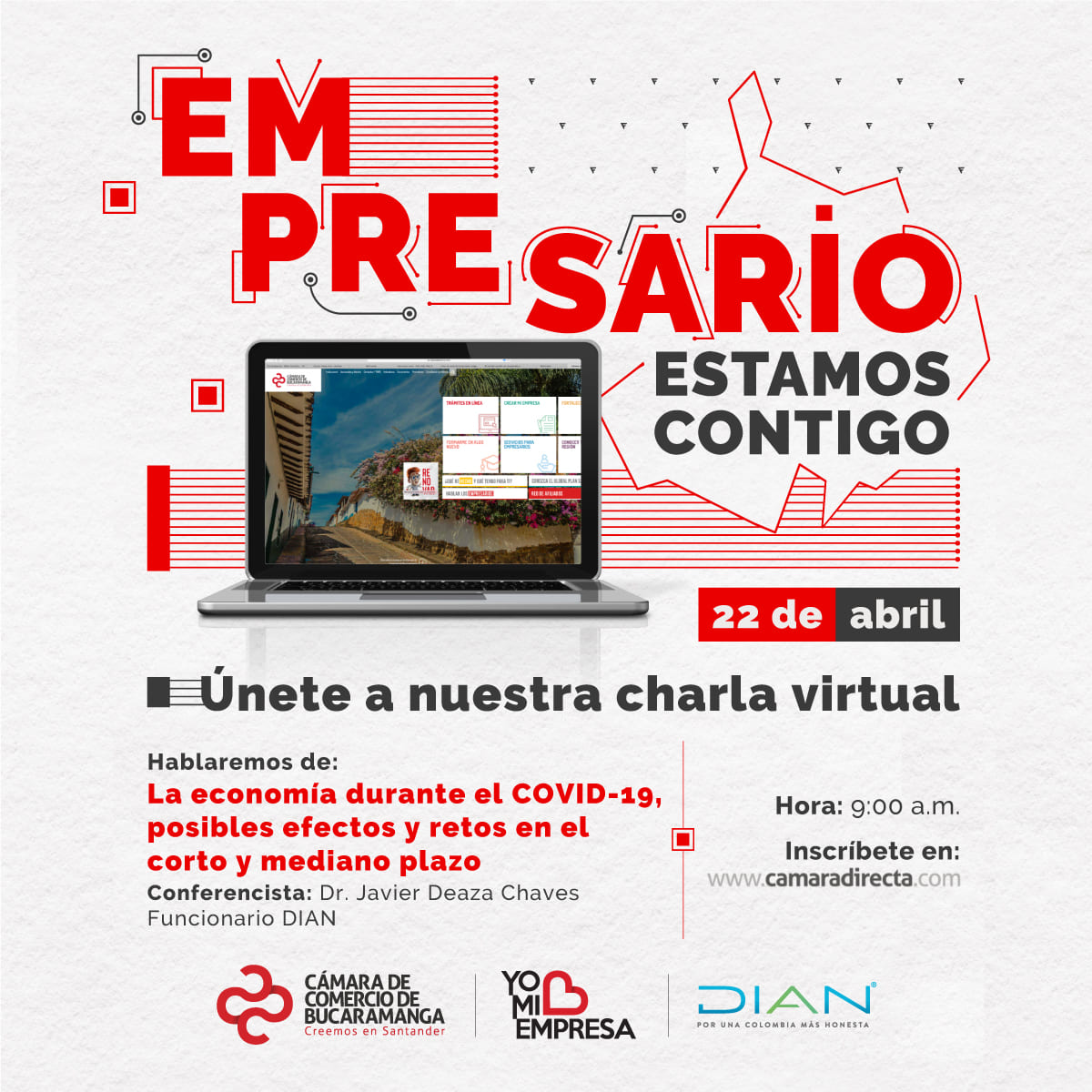 CHARLA VIRTUAL - LA ECONOMÍA DURANTE EL COVID-19, POSIBLES EFECTOS Y RETOS