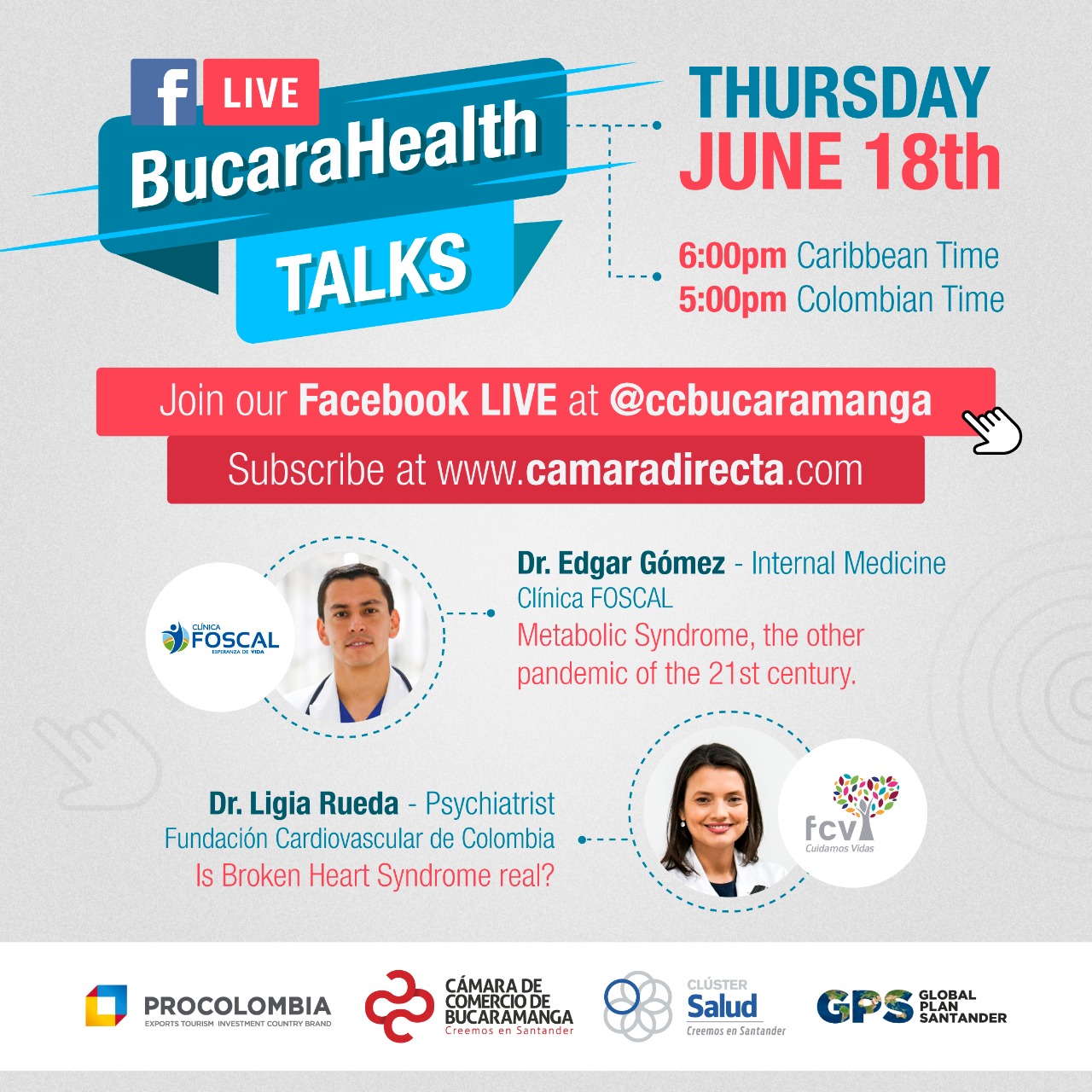 CHARLA VIRTUAL - BUCARA HEALTH TALKS 