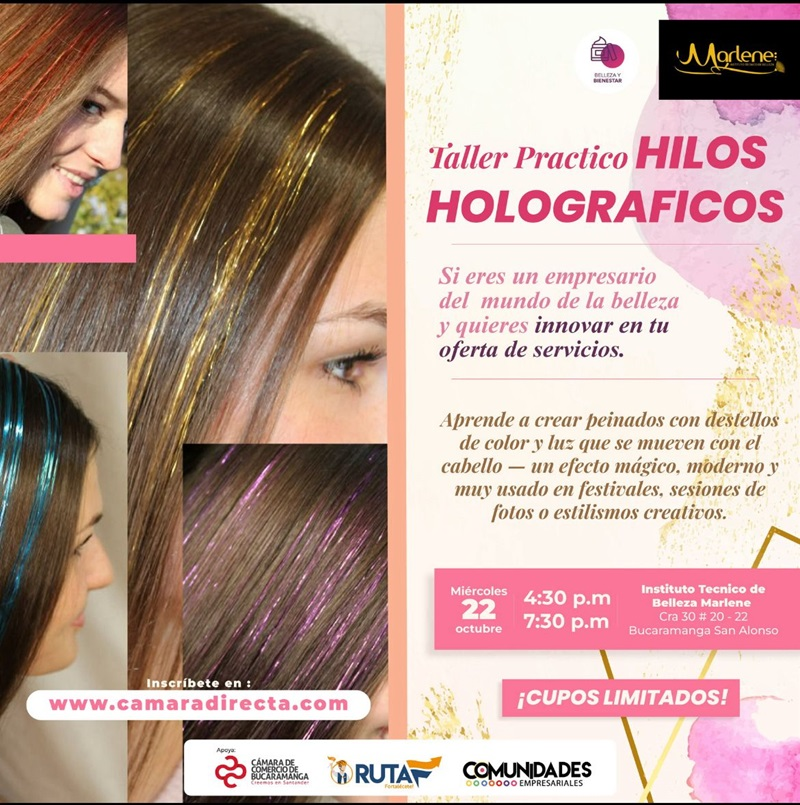 TALLER PRÁCTICO HILOS HOLOGRAFICOS