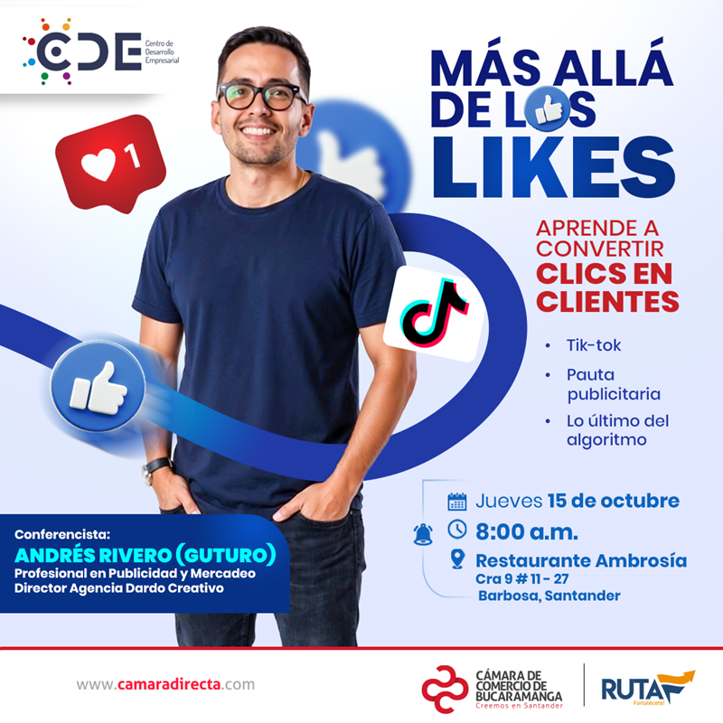M&Aacute;S ALLA DE LOS LIKES - APRENDE A CONVERTIR CLICS EN CLIENTES