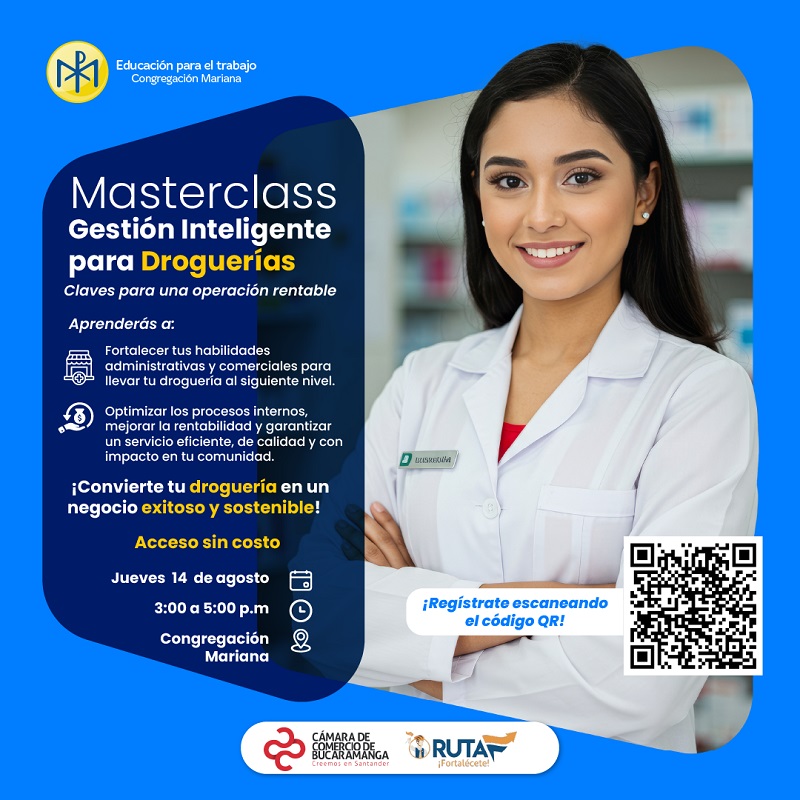 MASTERCLASS GESTIÓN INTELIGENTE PARA DROGUERÍAS