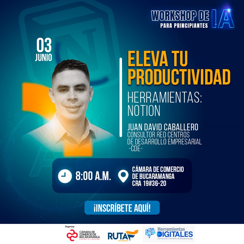 WORKSHOP DE IA PARA PRINCIPIANTES - HERRAMIENTAS: NOTION