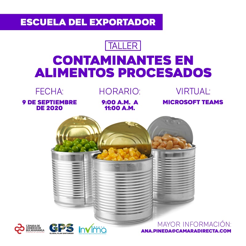 TALLER CONTAMINANTES EN ALIMENTOS PROCESADOS