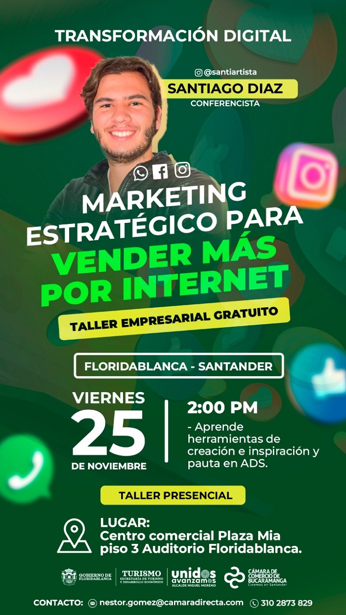 MARKETING ESTRATÉGICO PARA VENDER MÁS POR INTERNET FLORIDABLANCA