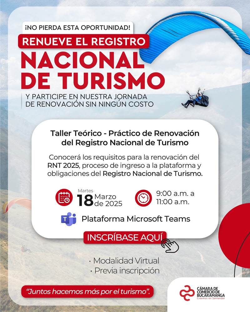 TALLER TEORICO PRACTICO RENOVACIÓN RNT 18 MARZO 2025