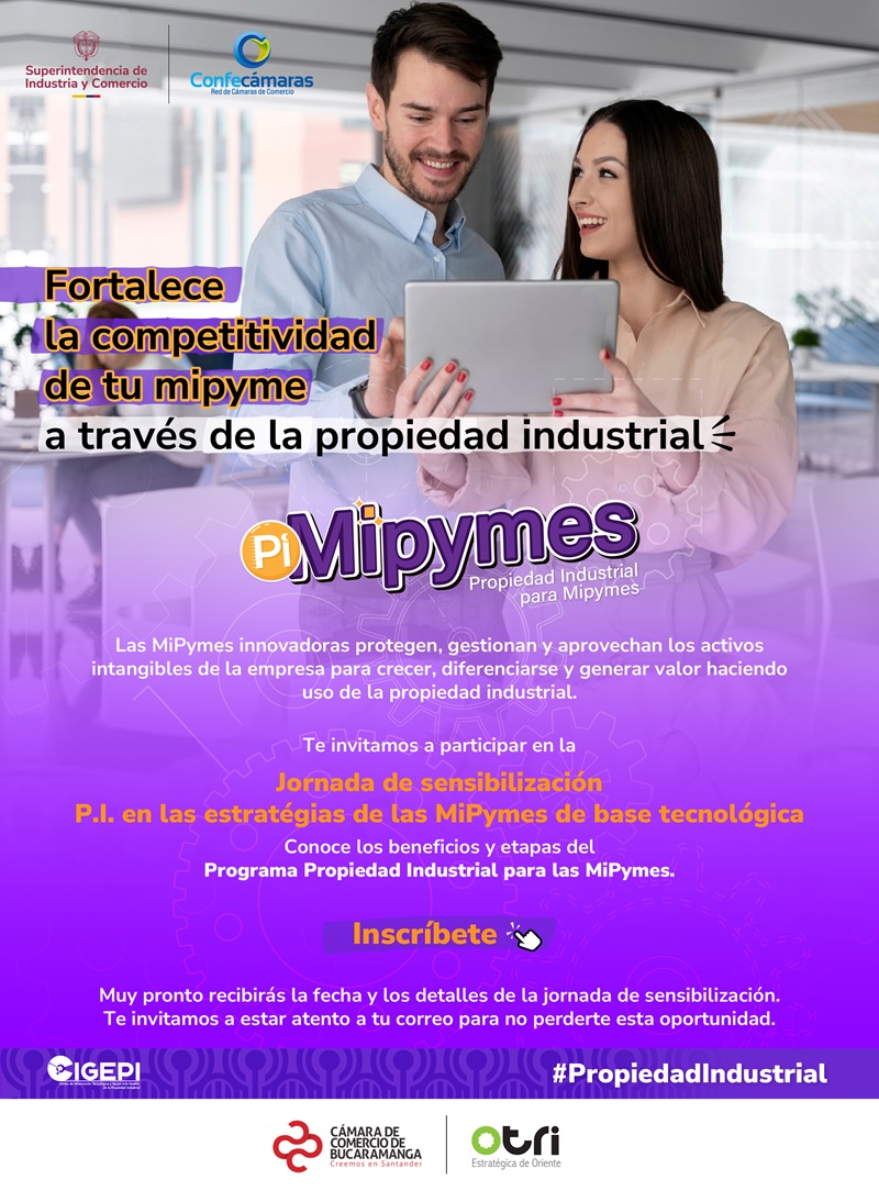 JORNADA DE SENSIBILIZACI&Oacute;N VIRTUAL - PI MIPYMES 2026