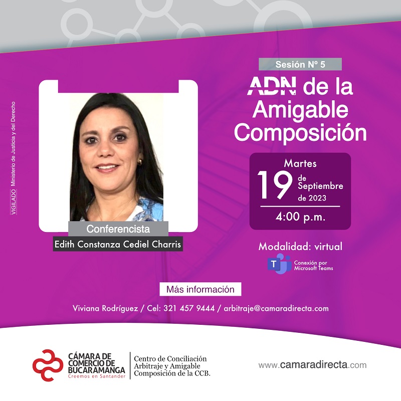 SESIÓN No. 5 ADN DE LA AMIGABLE COMPOSICIÓN 