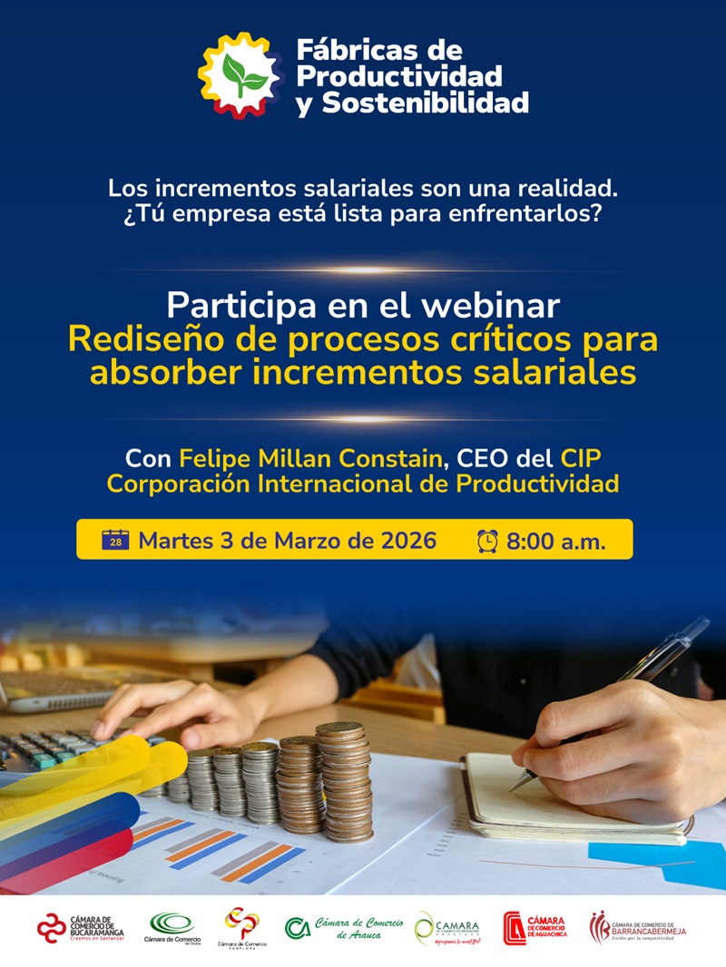 REDISE&Ntilde;O DE PROCESOS CR&Iacute;TICOS PARA ABSORBER INCREMENTOS SALARIALES