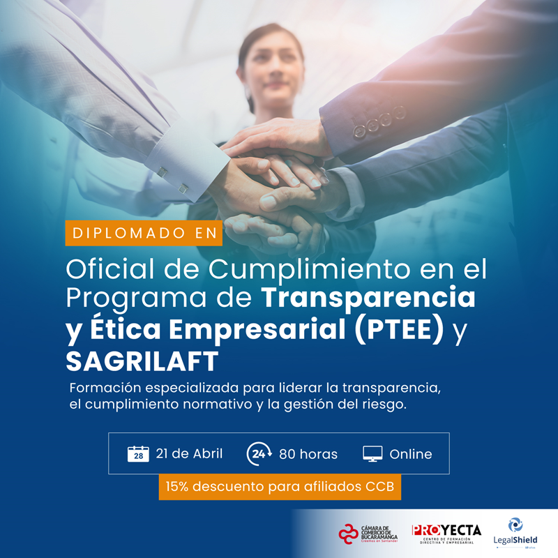 DIPLOMADO SAGRILAFT Y PROGRAMAS DE TRANSPARENCIA Y ETICA EMPRESARIAL