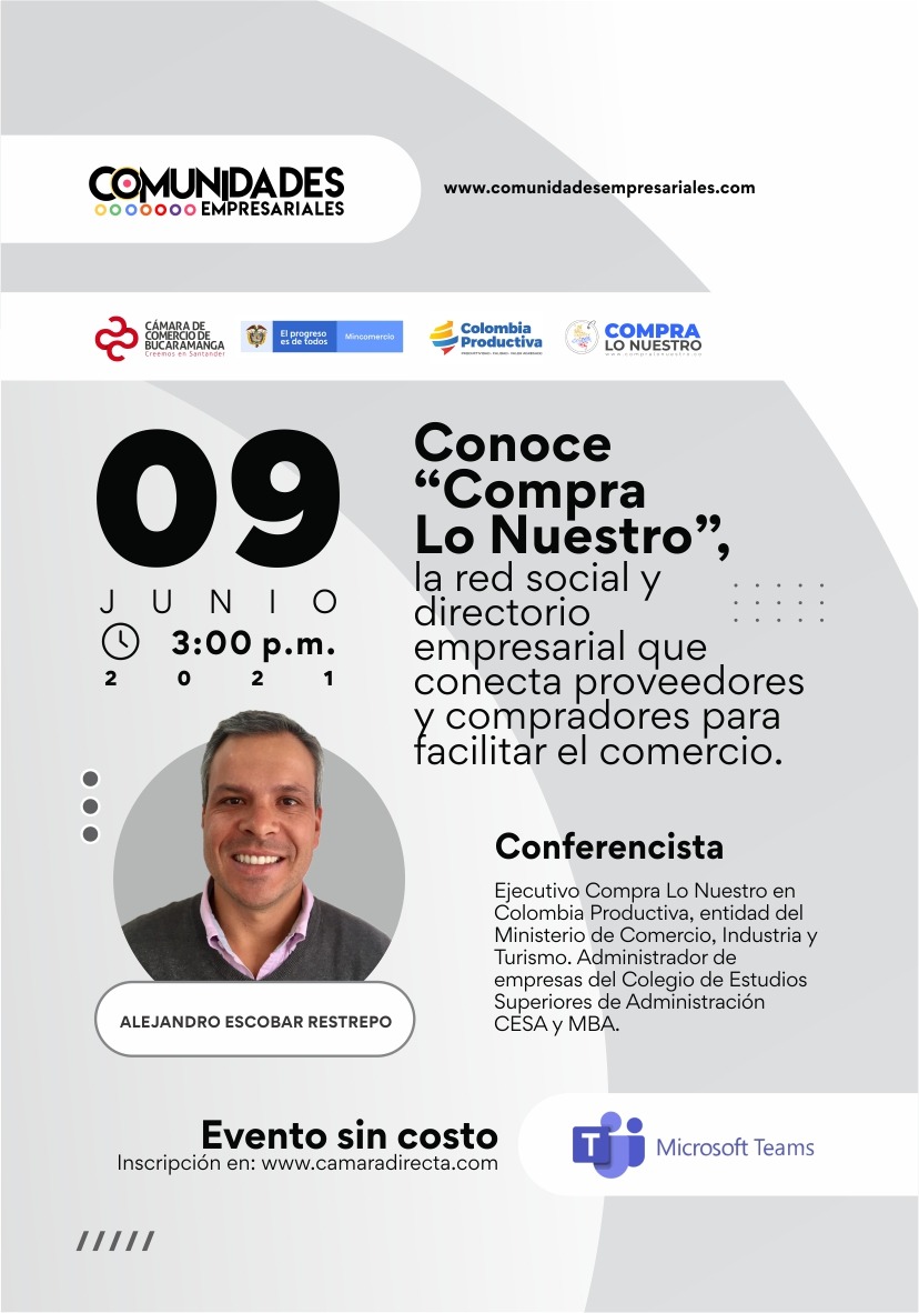 WEBINAR CONOCE "COMPRA LO NUESTRO"