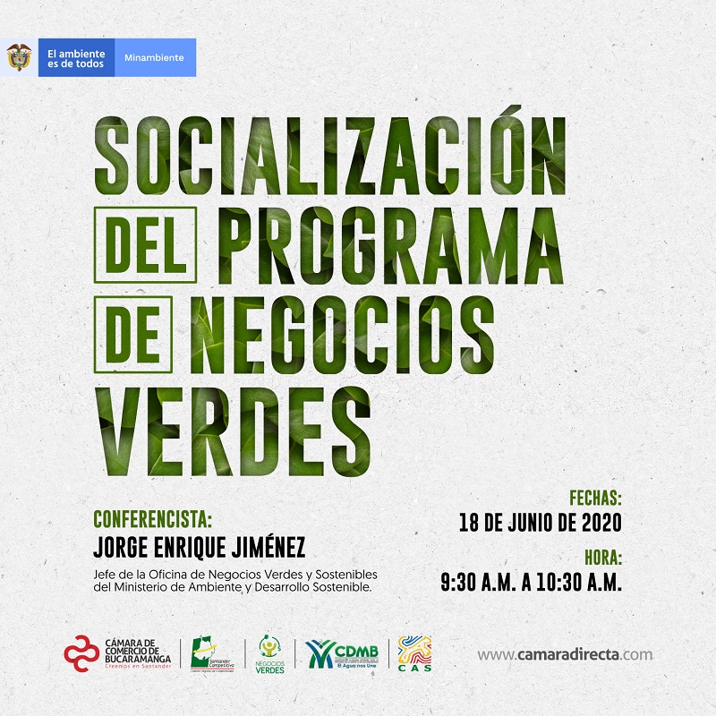 SOCIALIZACIÓN DEL PROGRAMA DE NEGOCIOS VERDES