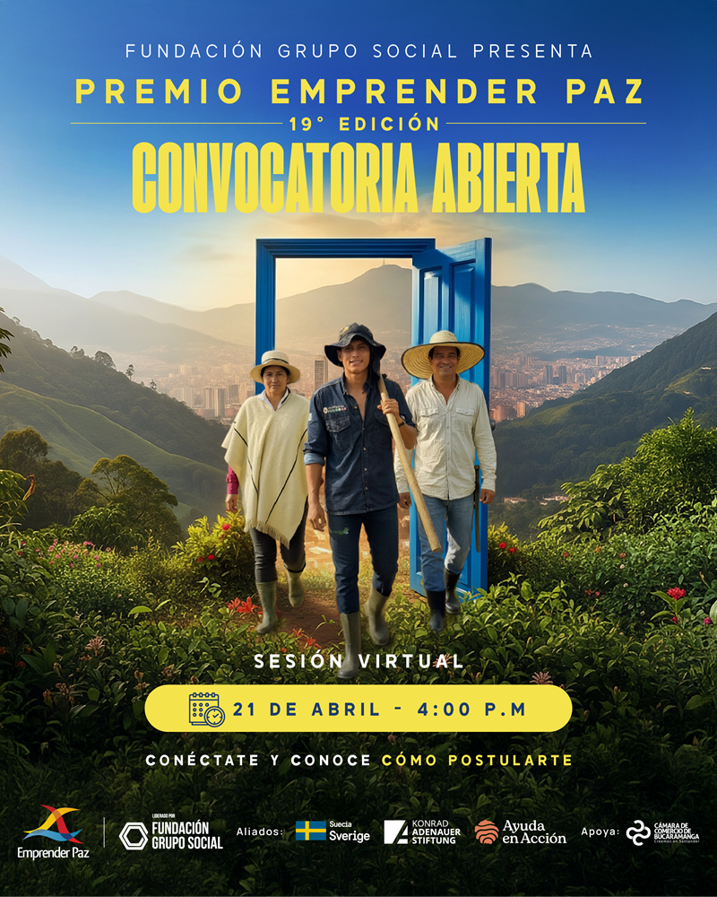 WEBINAR PREMIO EMPRENDER PAZ 2026