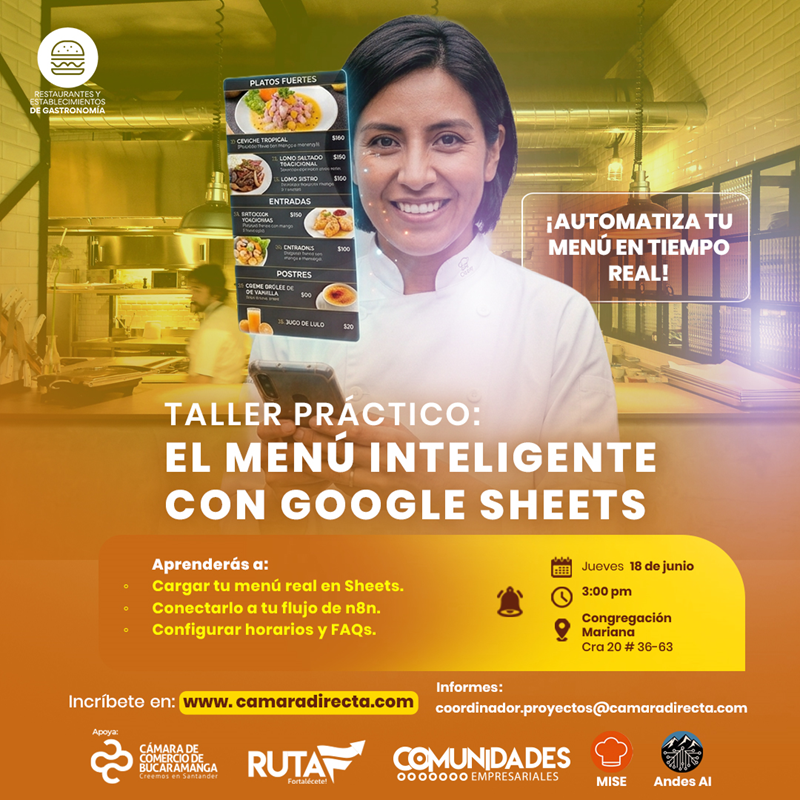 EL MEN&Uacute; INTELIGENTE CON GOOGLE SHEETS