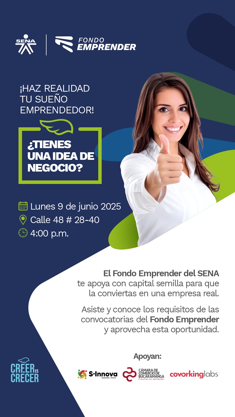 &iexcl;HAZ REALIDAD TU SUE&Ntilde;O EMPRENDEDOR!
