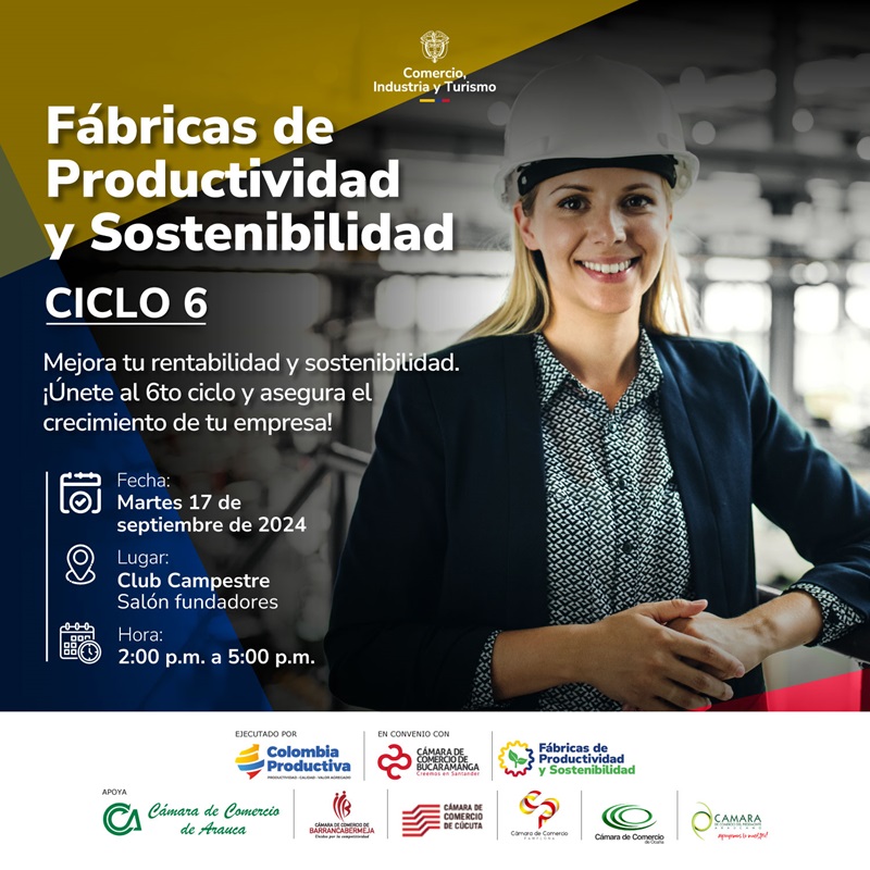 FÁBRICAS DE PRODUCTIVIDAD Y SOSTENIBILIDAD CICLO 6