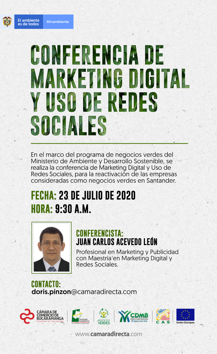 CONFERENCIA DE MARKETING DIGITAL Y USO DE REDES SOCIALES