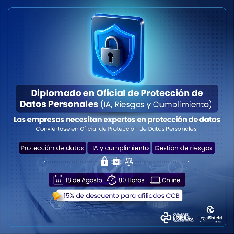 DIPLOMADO EN OFICIAL DE PROTECCI&Oacute;N DE DATOS PERSONALES(IA, Riesgos y Cumplimiento)