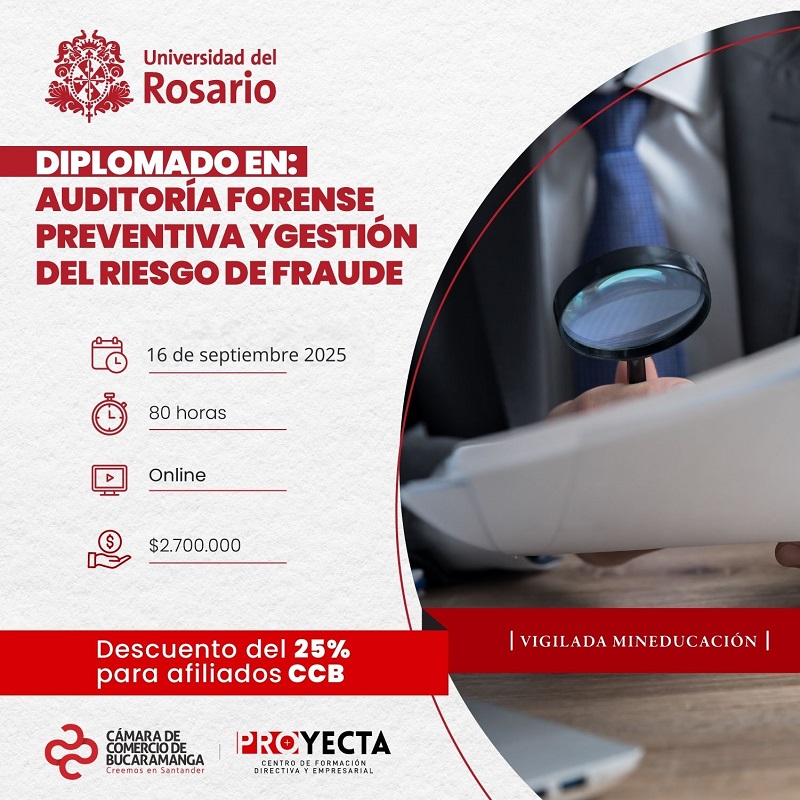 DIPLOMADO EN AUDITORÍA FORENSE PREVENTIVA Y GESTIÓN DEL RIESGO DE FRAUDE- U.ROSARIO