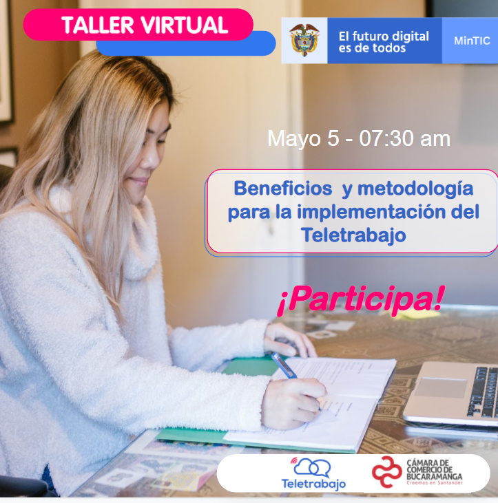 TALLER VIRTUAL -  BENEFICIOS Y METODOLOGÍA PARA LA IMPLEMENTACIÓN DEL TELETRABAJO