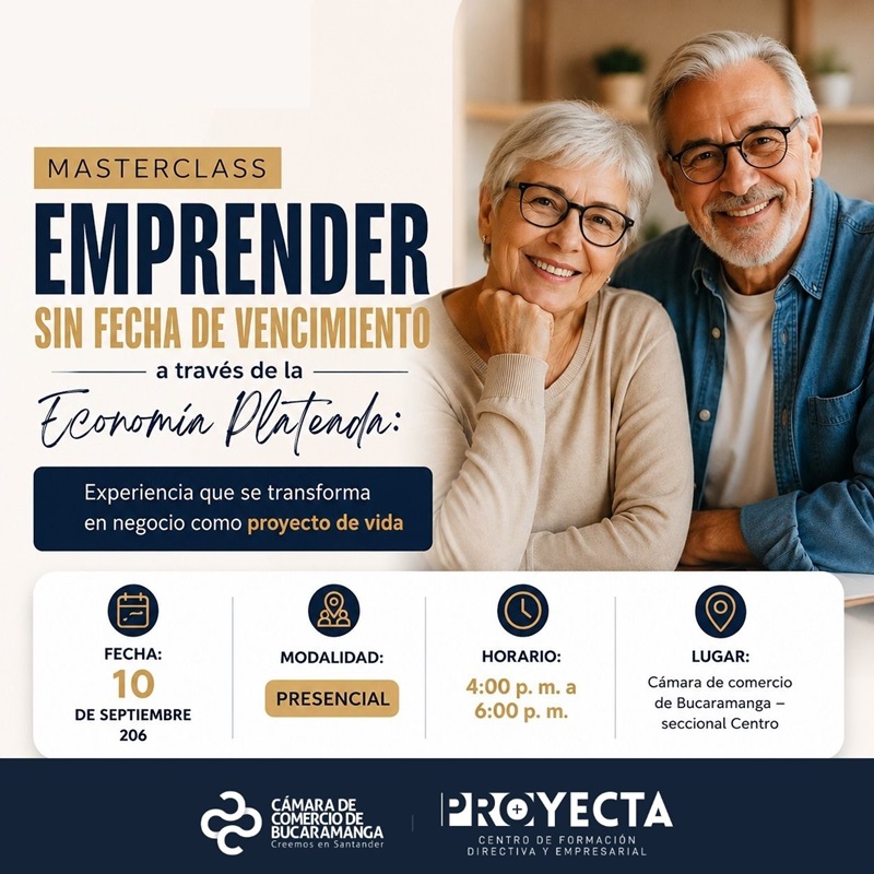MASTERCLASS EMPRENDER SIN FECHA DE VENCIMIENTO A TRAV&Eacute;S DE LA ECONOM&Iacute;A PLATEADA