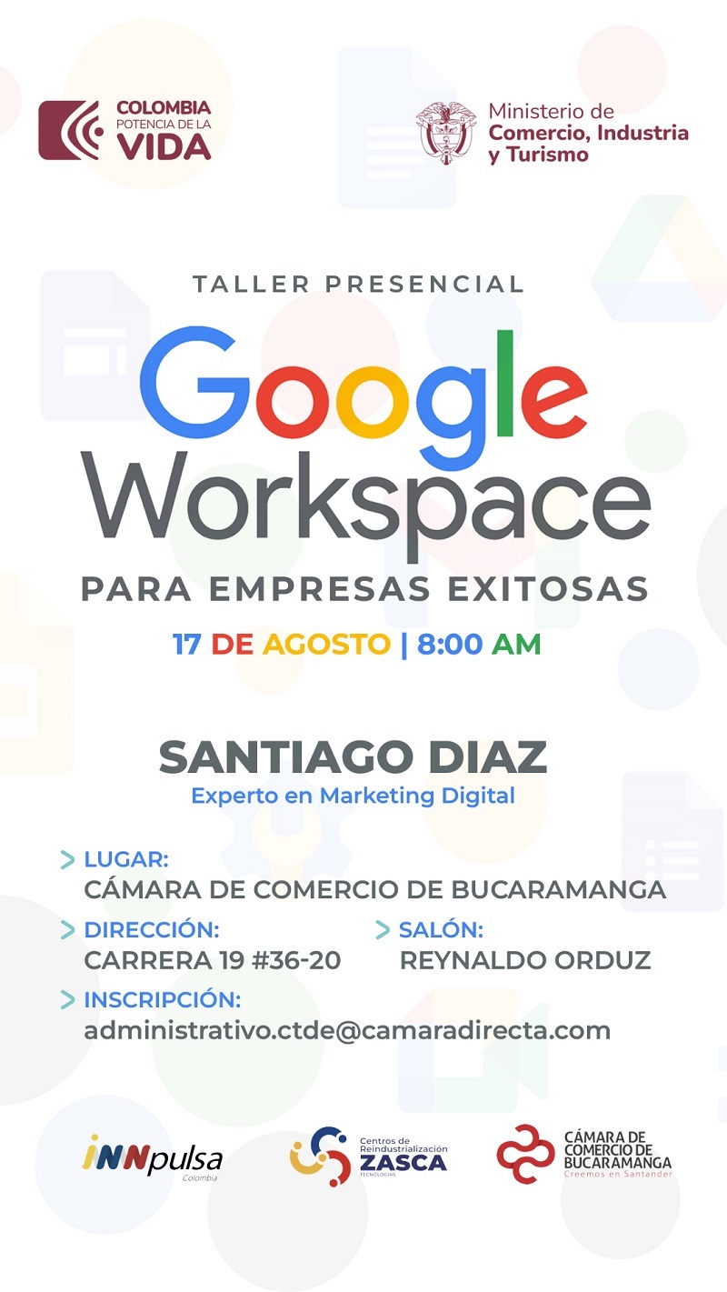 GOOGLE WORKSPACE - TRABAJO COLABORATIVO DOCS, SHEETS Y SLIDES