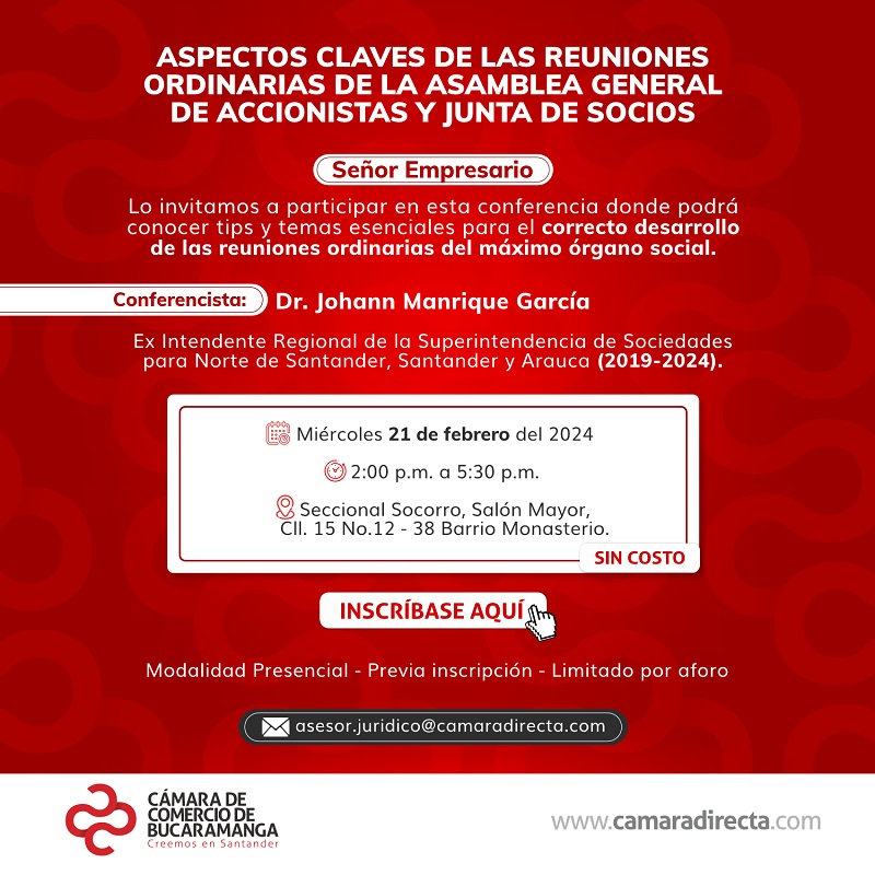 ASPECTOS CLAVES REUNIONES ORDINARIAS DE LA ASAMBLEA GRAL ACCIONISTAS Y JUNTA DE SOCIOS SOCORRO