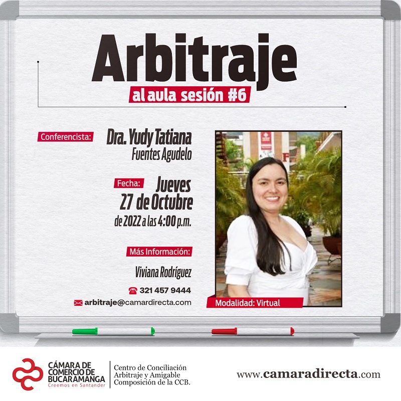ARBITRAJE AL AULA SESI&Oacute;N #6