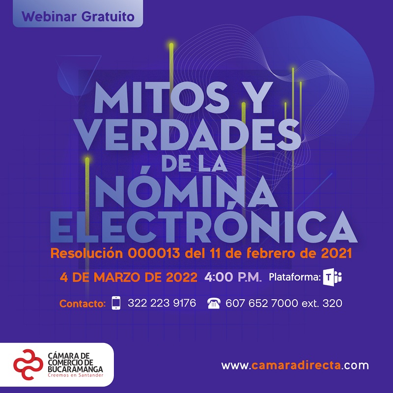 WEBINAR MITOS Y VERDADES DE LA NÓMINA ELECTRÓNICA