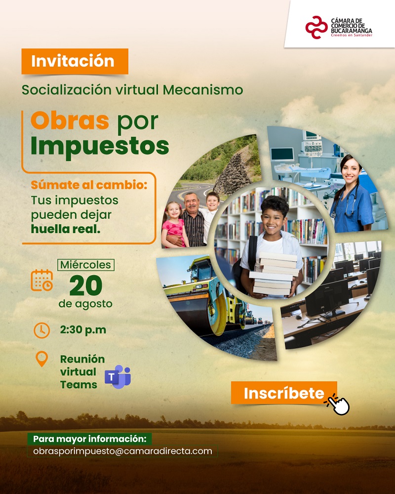 SOCIALIZACIÓN VIRTUAL MECANISMO OBRAS POR IMPUESTOS