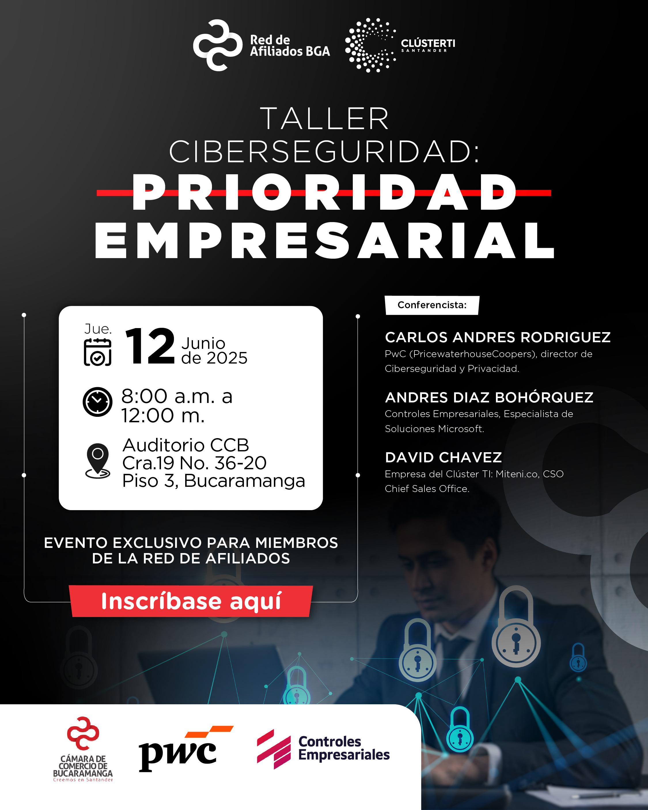 TALLER CIBERSEGURIDAD: PRIORIDAD EMPRESARIAL