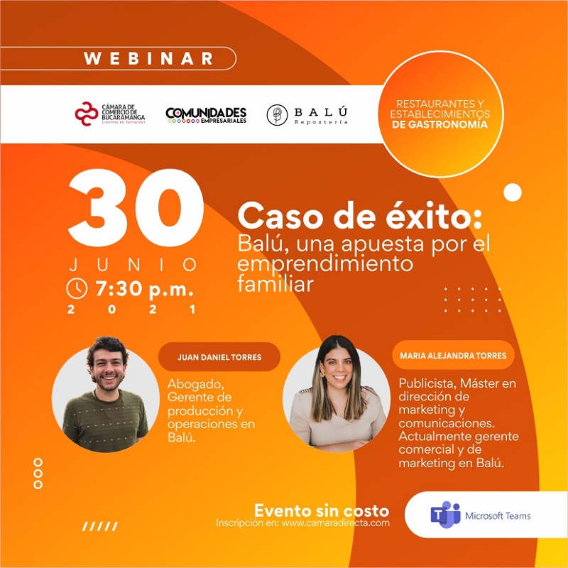 WEBINAR CASO DE ÉXITO: BALÚ, UNA APUESTA POR EL EMPRENDIMIENTO FAMILIAR  