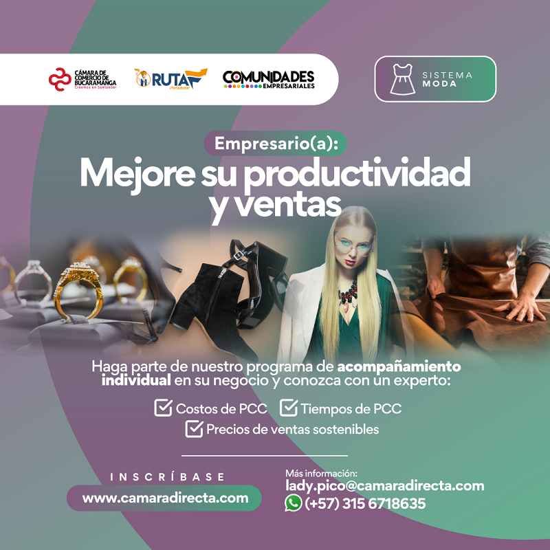 MEJORE SU PRODUCTIVIDAD Y VENTAS