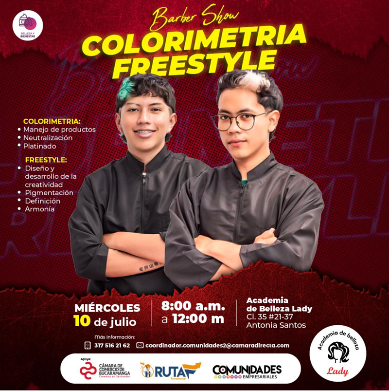 TALLER DE COLORIMETRÍA Y FREESTYLE 