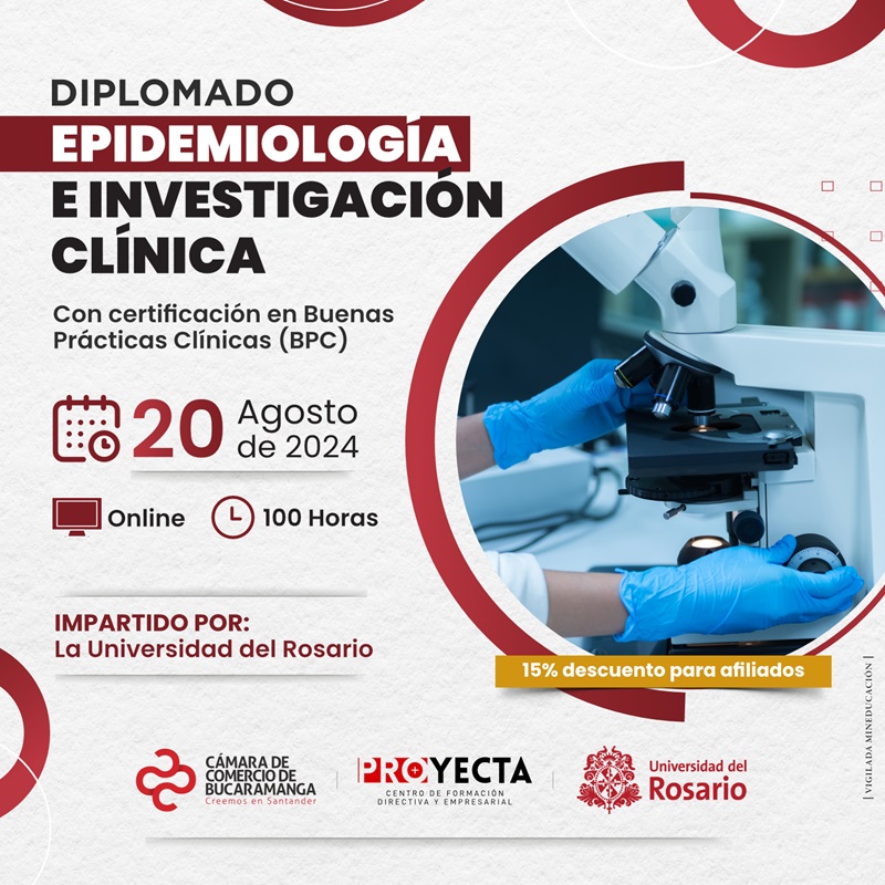DIPLOMADO EPIDEMIOLOGÍA E INVESTIGACIÓN CLÍNICA 2024