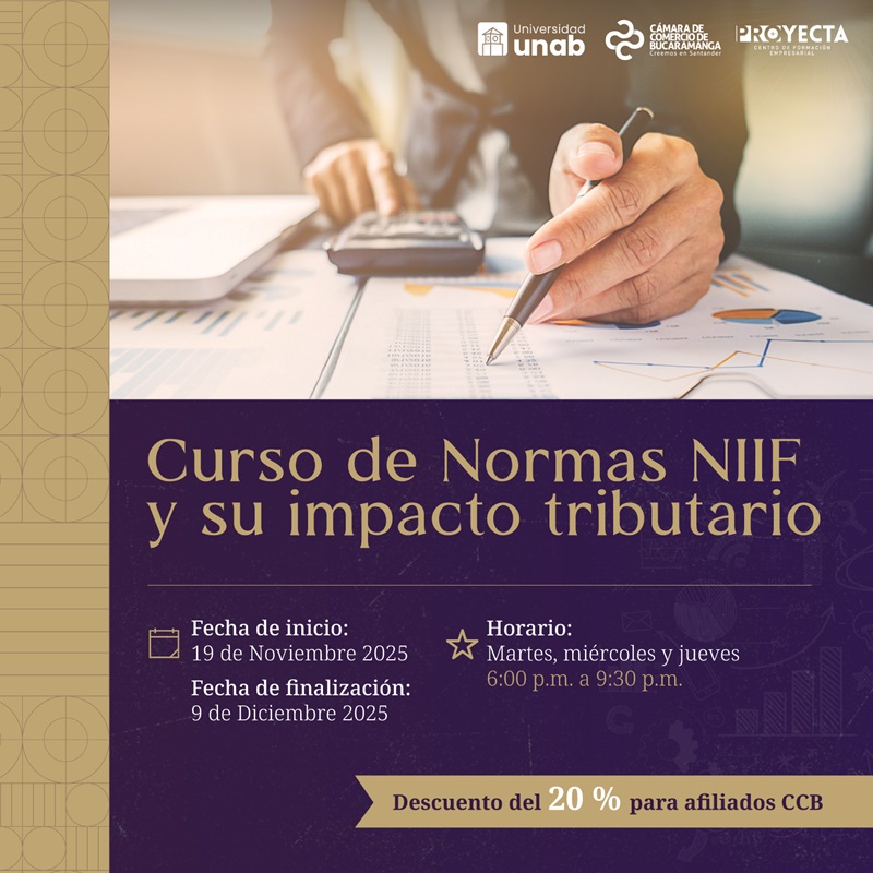 CURSO DE NORMAS NIIF Y SU IMPACTO TRIBUTARIO- UNAB