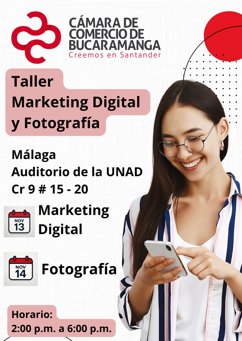 TALLER MARKETING DIGITAL Y FOTOGRAFÍA