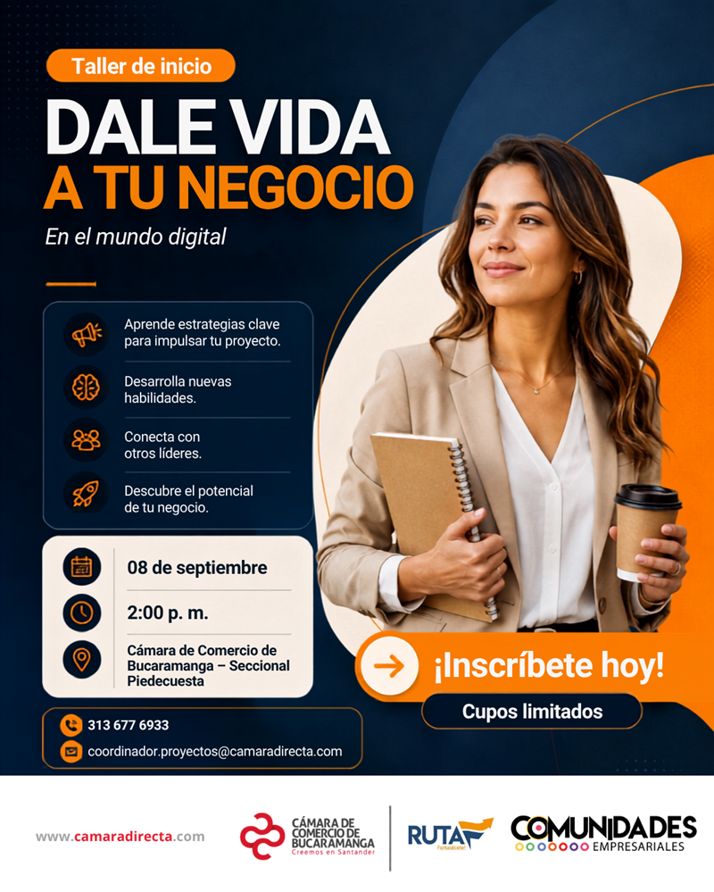 TALLER DE INICIO ?DALE VIDA A TU NEGOCIO?
