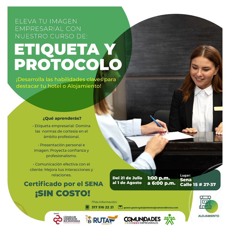 ETIQUETA Y PROTOCOLO PARA ALOJAMIENTO Y HOTELES
