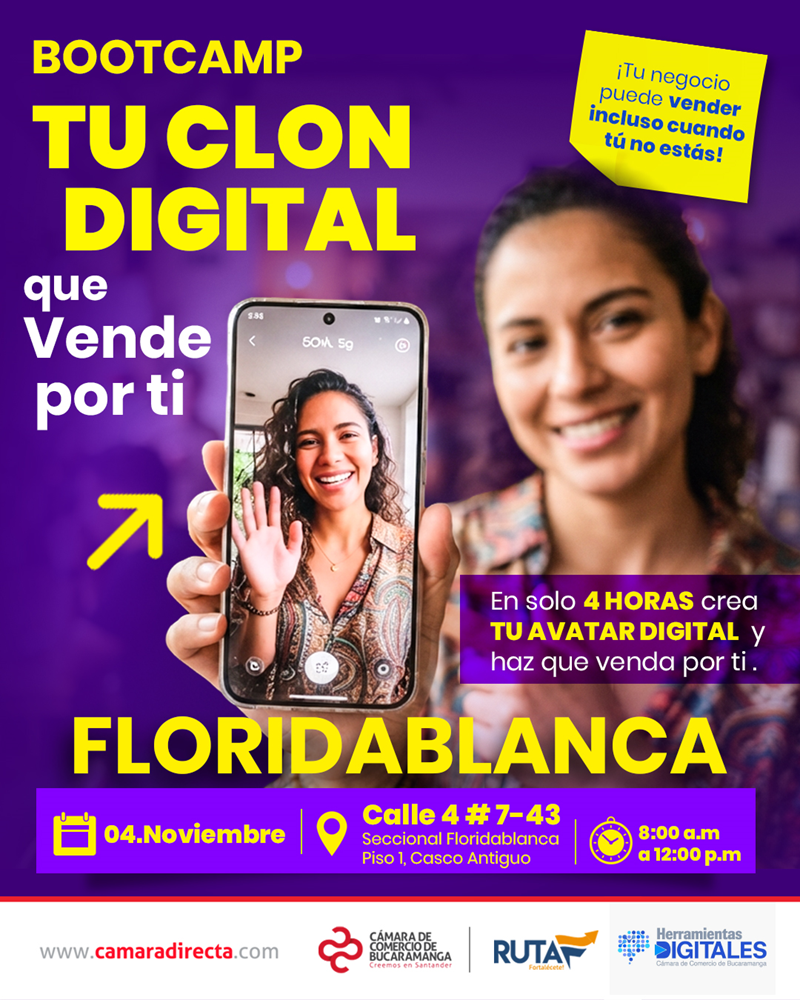 BOOTCAMP: TU CLON Digital que Vende por ti - Floridablanca