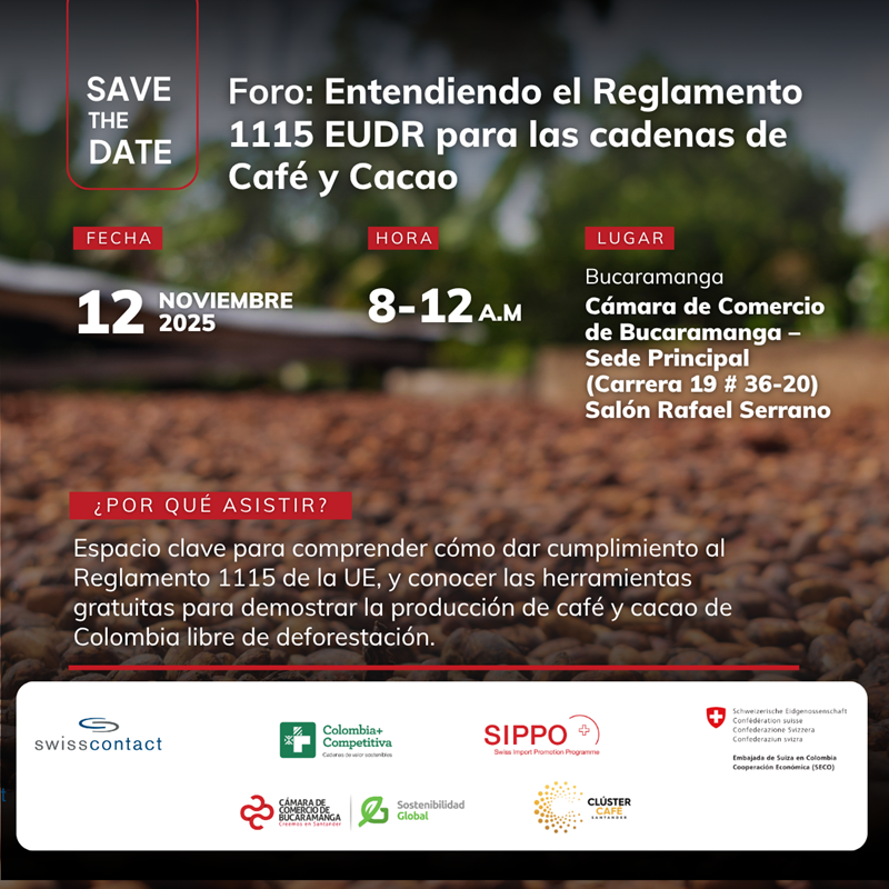 FORO "ENTENDIENDO EL REGLAMENTO 1115 EUDR PARA LAS CADENAS DE CAFÉ Y CACAO"