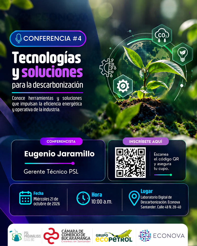 CONFERENCIA 4. TECNOLOG&Iacute;AS Y SOLUCIONES PARA LA DESCARBONIZACI&Oacute;N
