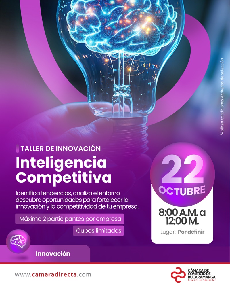 TALLER DE INNOVACI&Oacute;N INTELIGENCIA COMPETITIVA 