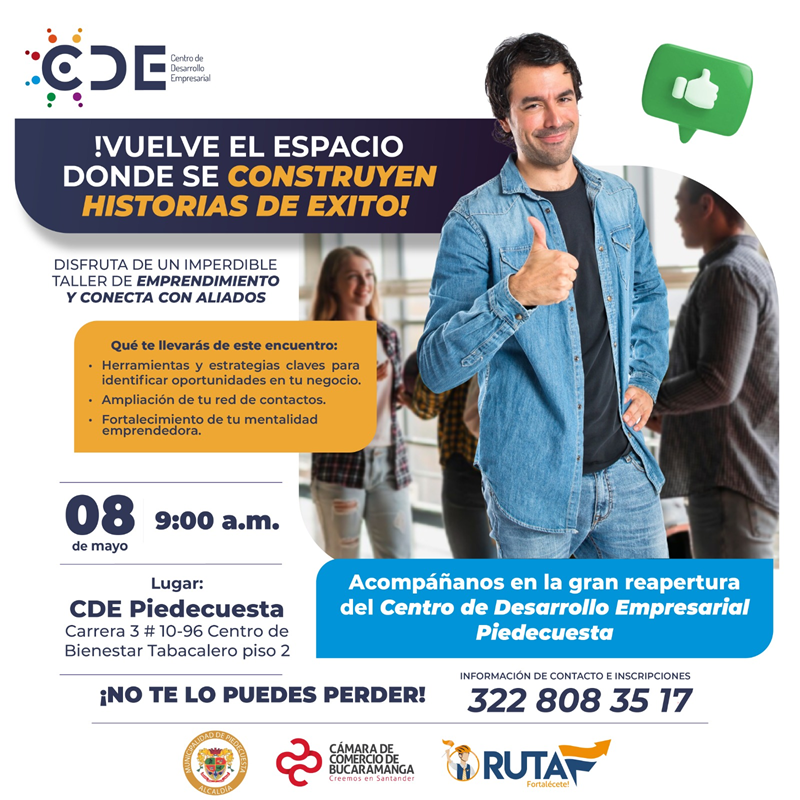 TALLER DE EMPRENDIMIENTO Y CONECTA CON ALIADOS