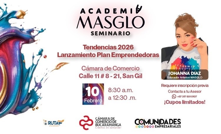 SEMINARIO MASGLO TENDENCIAS 2026 LANZAMIENTO PLAN EMPRENDEDORAS 