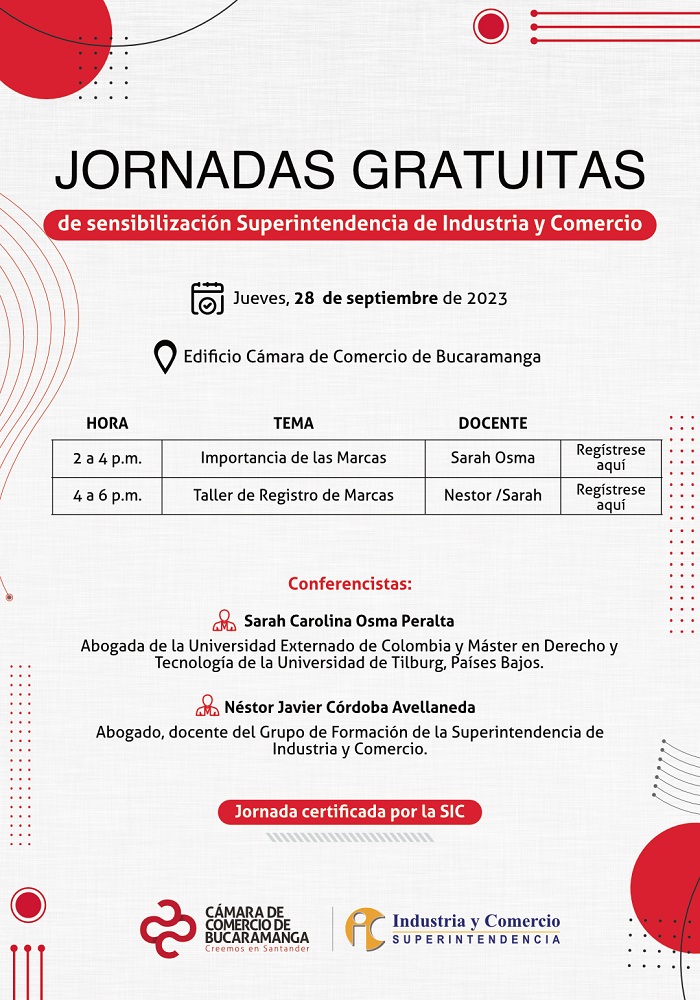 JORNADAS GRATUITAS DE SENSIBILIZACI&Oacute;N SIC 28 SEPTIEMBRE