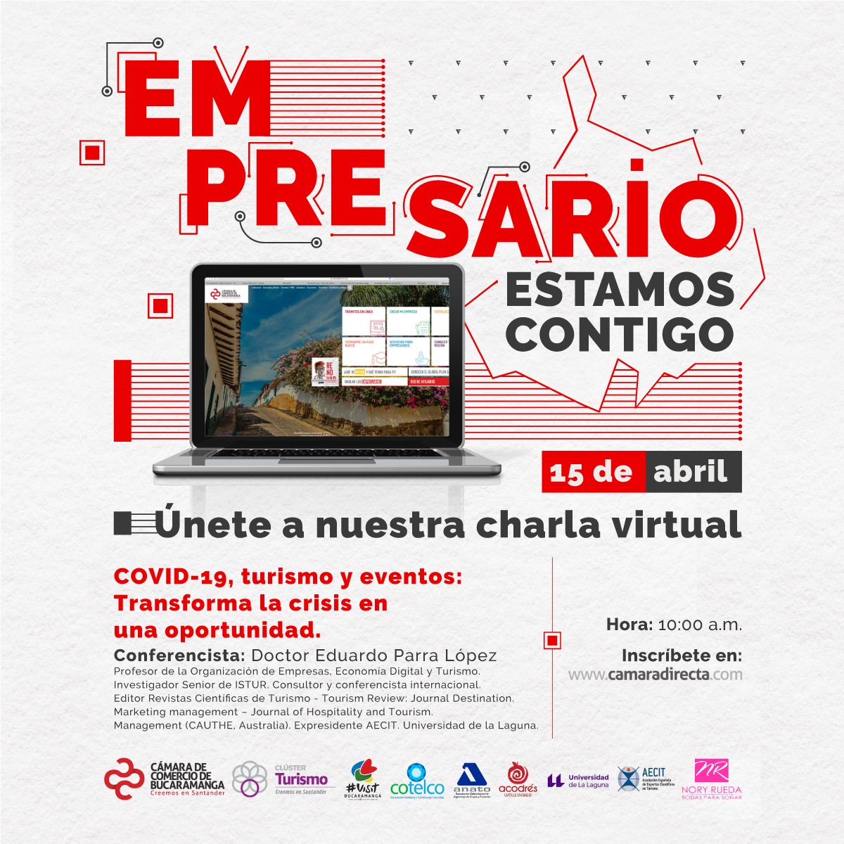 FORO VIRTUAL - COVID-19, TURISMO Y EVENTOS: TRANSFORMA LA CRISIS EN UNA OPORTUNIDAD