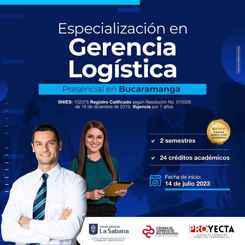 ESPECIALIZACIÓN GERENCIA LOGÍSTICA 